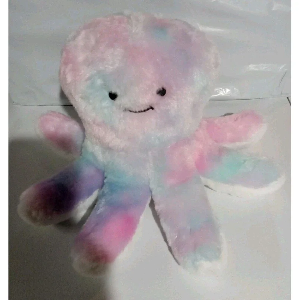 Tye Dye Otopus Panama City Beach Florida  10 Inch Stuffed Animal